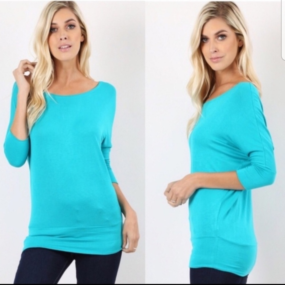 Aqua scoop doleman 3/4 sleeve